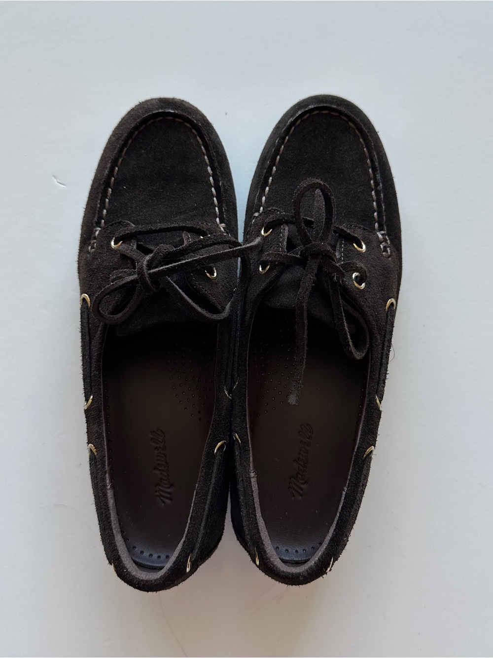 New Madewell The Jamie Boat Shoe | Size 7 | Dark Corab - Picture 3 of 10